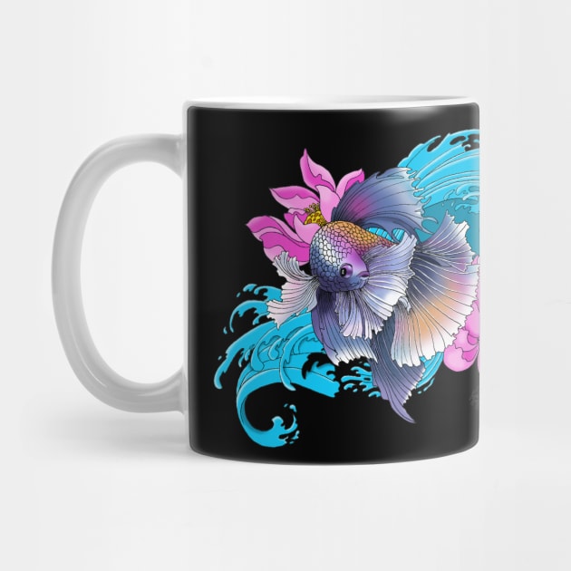 Betta Siamese Fighting Fish by tigressdragon